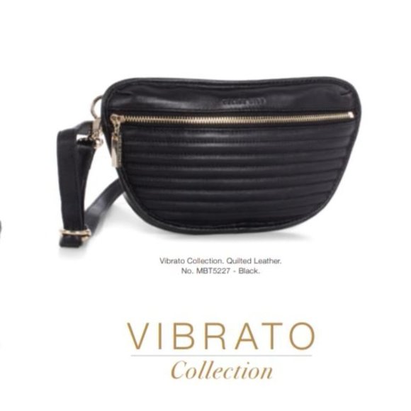 Celine Dion Leather Vibrato Money Belt - Picture 1 of 9